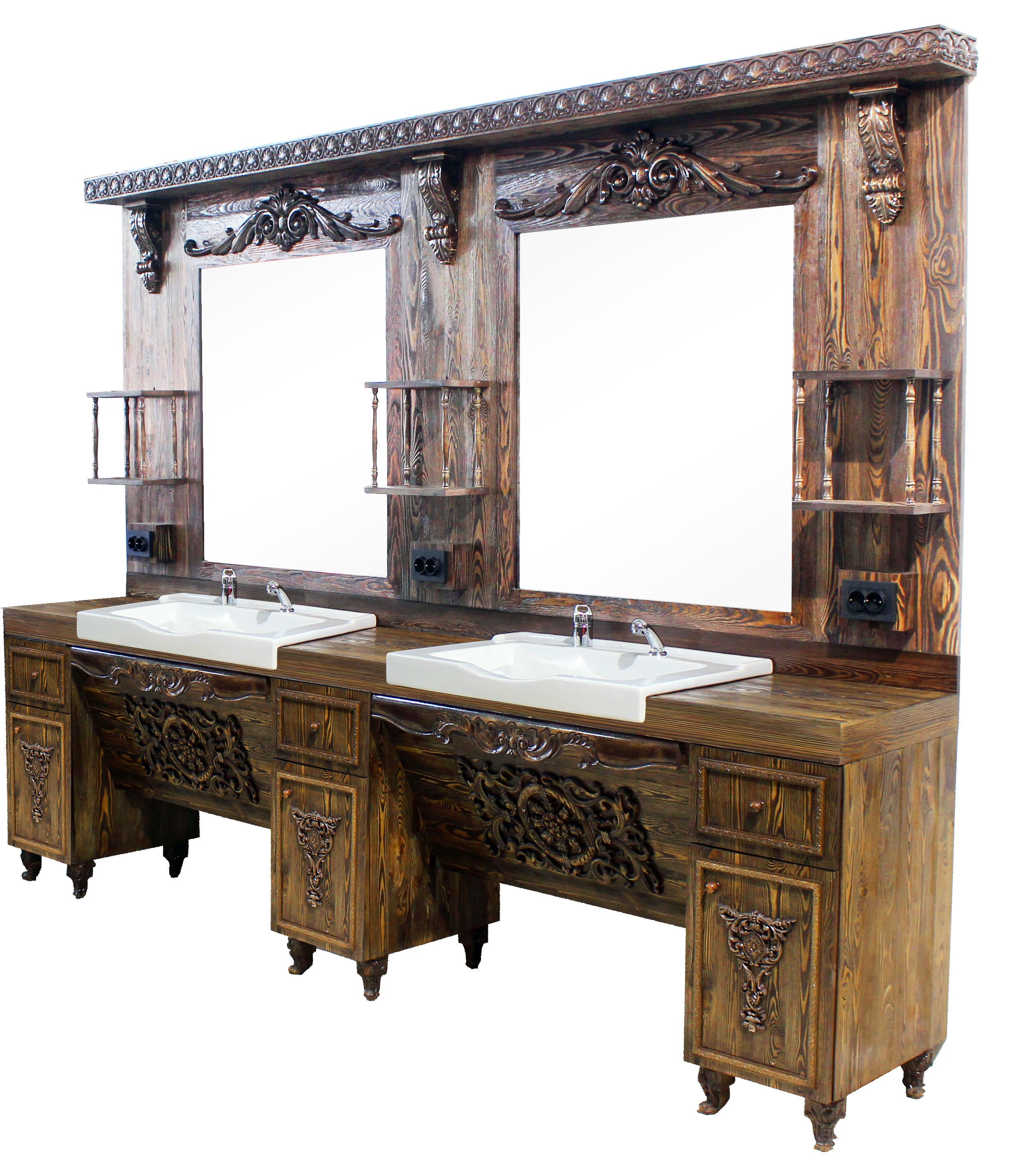 Ottoman Quality Barber Unit Station