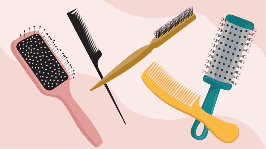 5 Different Types of Combs and Hairbrushes