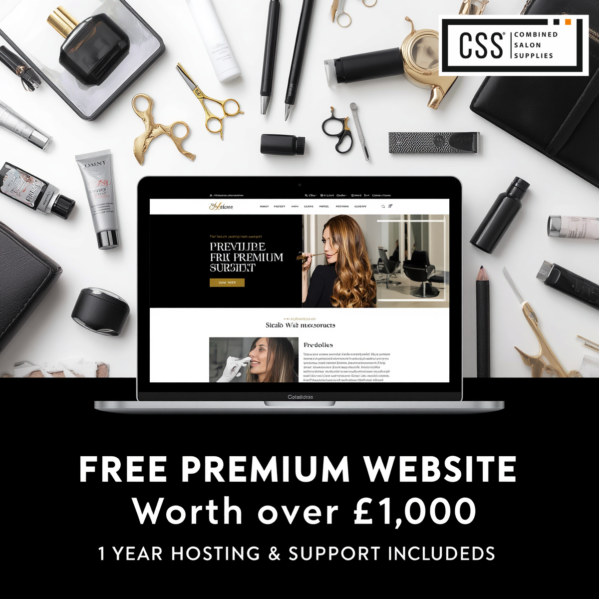 Get a Free Premium Website for Your Salon Business Worth Over £1,000 | CSS Salon Supplies