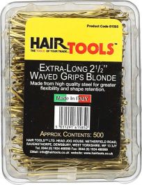 Hair Tools Extra Long 2 1/2" Waved Grips Blonde