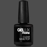 Salon System Gellux Gel Polish Clear Base/Top 15ml