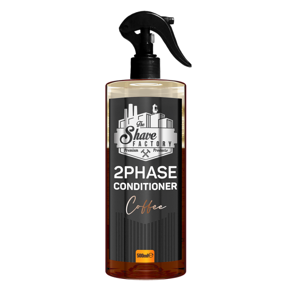 The Shave Factory 2-Phase Keratin, Milk Therapy, Coffee Conditioner 500ml | Ultimate Heat Shield & Shine