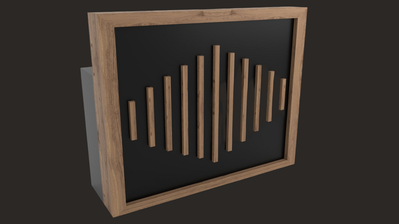 Olly - Hairdresser Barber Reception Desk - Salon's Furniture