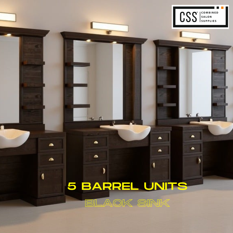 5 Barrel Barber Units