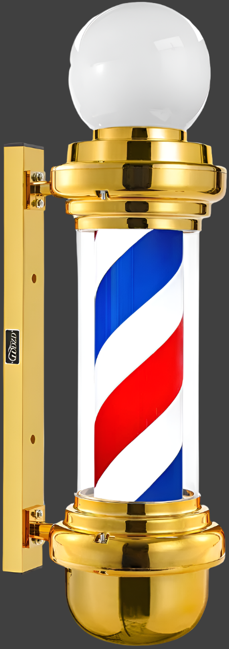Gold Barber Pole