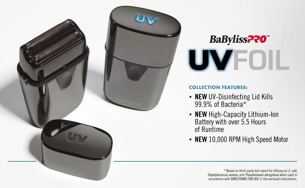 BaByliss Pro UVFOIL Double Foil Shaver