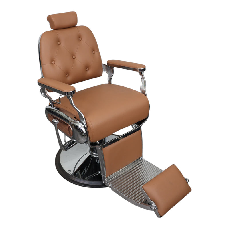 Belfast Brown – Best Quality Premium Leather Barber Chair