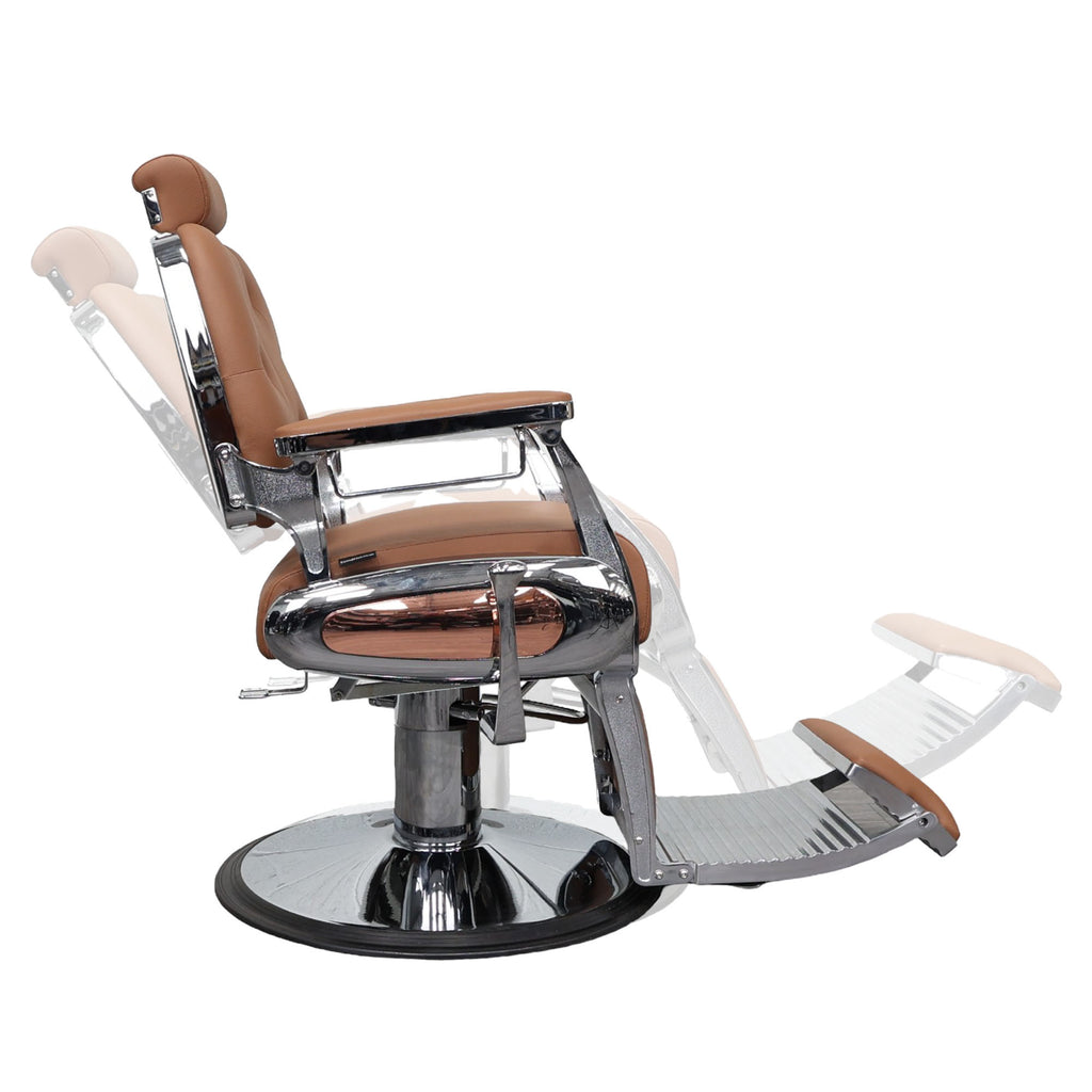 Belfast Brown – Best Quality Premium Leather Barber Chair