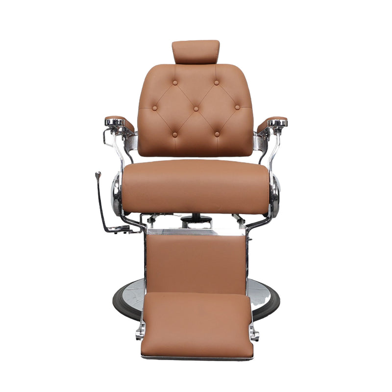 Belfast Brown – Best Quality Premium Leather Barber Chair