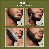 SoftSheen‑Carson Magic Grooming Beard Filler Pencil – Waterproof Beard Pen for Filling Patchy Beards & Covering Greys | Natural Black Beard Pencil