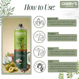 Gabby’s Signature Olive Oil Nourishing Sheen Hair Spray 500ml – Professional Shine + Hydration