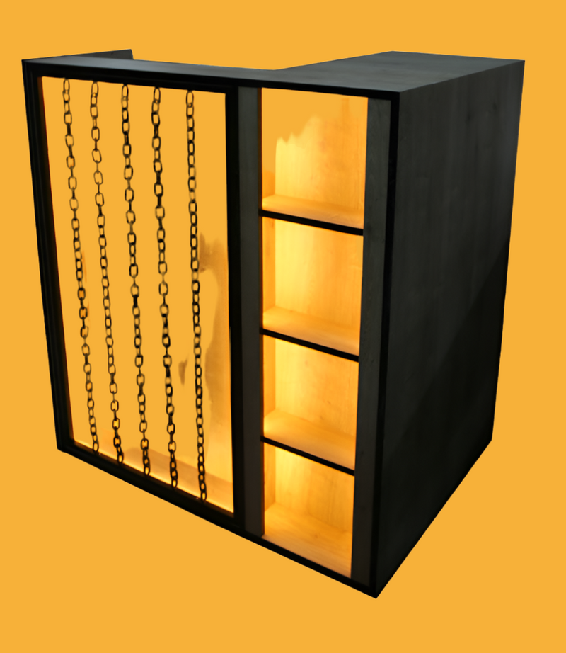 Cray - Hairdresser Barber Reception Desk - Salon's Furniture