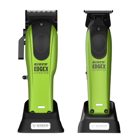 Kiepe Edge X Ultrathin Clipper & Trimmer Set (Lime Green)