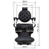 Edinburgh - Shiny – Best Quality Barber Chair | Premium Leather Barber Chair for Elegant Salons
