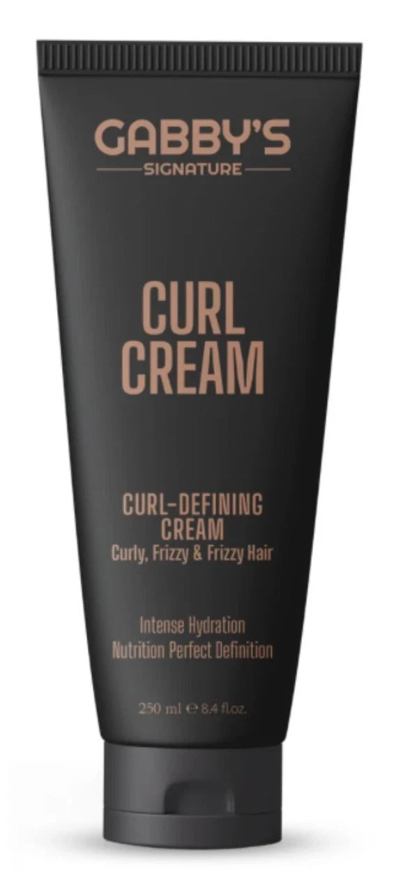 Gabby's Signature Curl Defining Cream 250ml – Anti-Frizz Hydrating Curl Cream for Curly & Wavy Hair