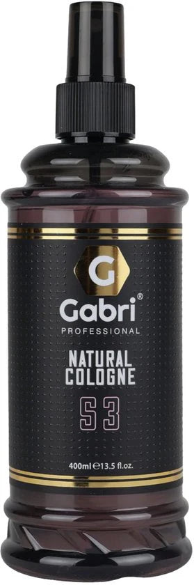 Gabri Natural Cologne S3 400 ml Professional Aftershave Cologne for Barber Shops & Home Use