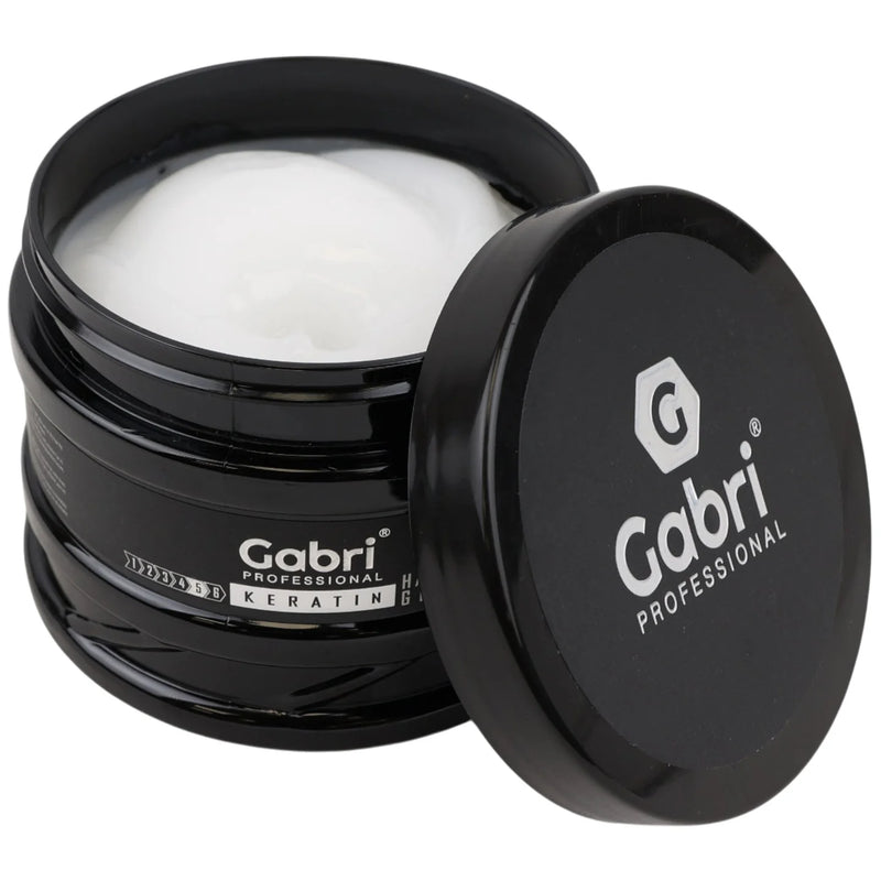 Gabri Professional Hair Gel Keratin 500ml Strong Hold Styling Gel with Keratin | Salon & Barber Premium Gel