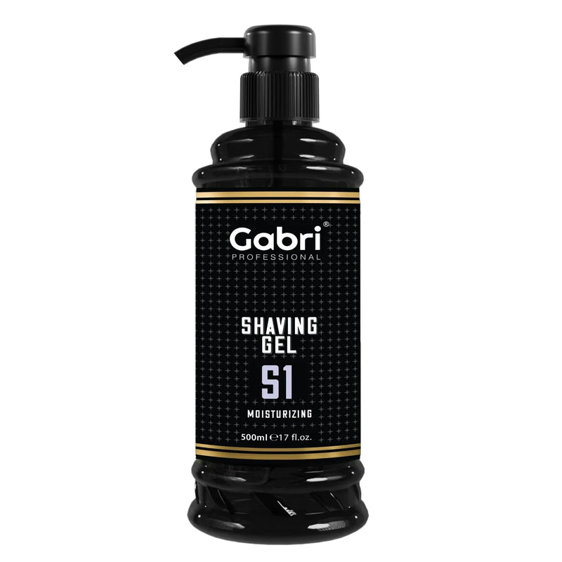 Gabri Professional Shaving Gel S1 500ml – UK Salon Grade Shave Gel for Smooth, Irritation-Free Shaves