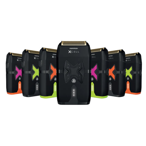 Gamma+ XCell Professional Cordless Shaver – 11,500 RPM IN2 Vector Motor, Hypoallergenic Titanium Foils, 2‑Hour Runtime