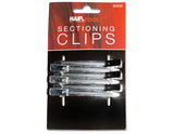 Head Jog Section Clips Pack of 6 | Professional Salon Hair Sectioning Clips