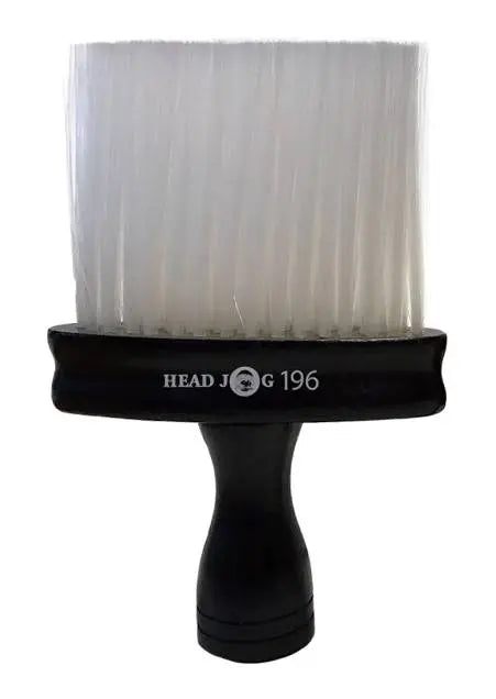 Head Jog 196 Neck Brush Black | Professional Barber Neck Duster Brush