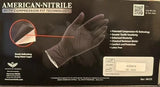Heavy Duty American Black Nitrile Gloves