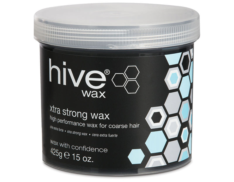 Hive Xtra Strong Warm Wax 425g – Professional Salon Hair Removal Wax for Coarse Hair