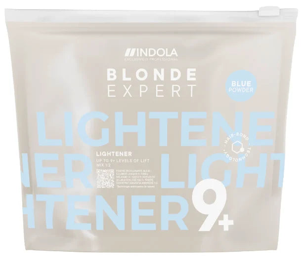 Indola Blonde Expert Lightener 9+ Blue Powder Bleach | Professional Hair Lightener