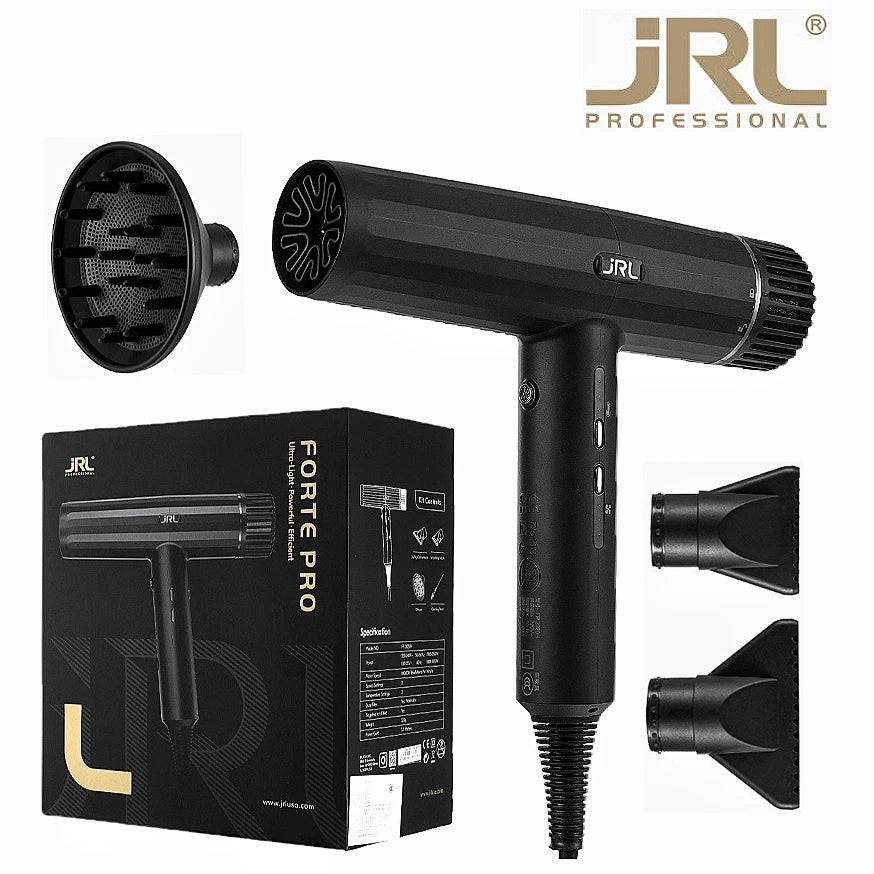 JRL Forte Pro Hair Dryer - 100,000 RPM Digital Brushless Motor & JRL Forte Pro Hair Dryer - 100,000 RPM Digital Brushless Motor &