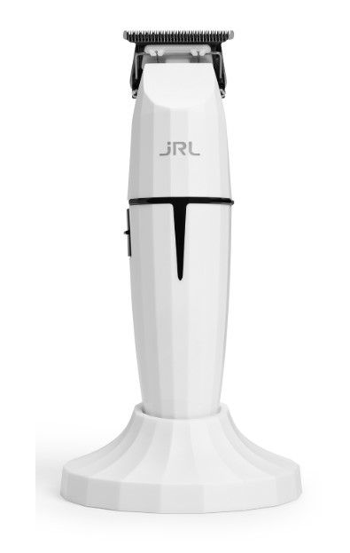 JRL Onyx Professional Cordless Hair Trimmer White – Precision T-Blade with Smart-Clip Technology
