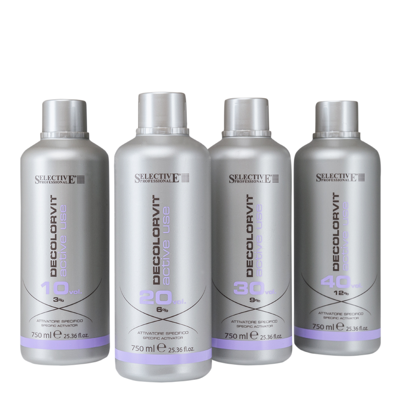 Selective Professional Decolorvit Oxidizing Emulsion 750ml (10Vol - 20Vol - 30Vol - 40Vol)