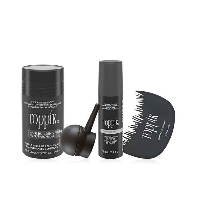 Toppik Black Hair Fibre - 3 Piece Set