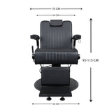 Monaco – Luxury Barber Chair | Premium Barber Chair for Elegant Salons