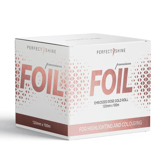 Perfect Shine Embossed Rose Gold Roll Foil 120mm x 100m