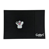 Rubber Gabri Barber Mat & Tool Storage – Non-Slip Counter-Top Organizer for Clippers, Combs & Shears