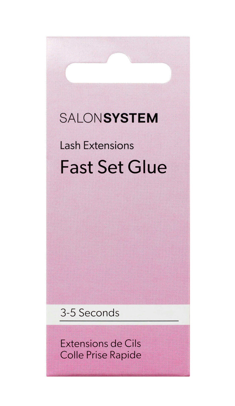 Salon System Marvelash Fast Set Glue 5g – Fast-Drying, Black, Water-Resistant Eyelash Adhesive