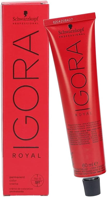 SCHWARZKOPF IGORA ROYAL ASHY CEDAR PERMANENT COLOR CREME - 7-21 MEDIUM BLONDE ASH CENDRE