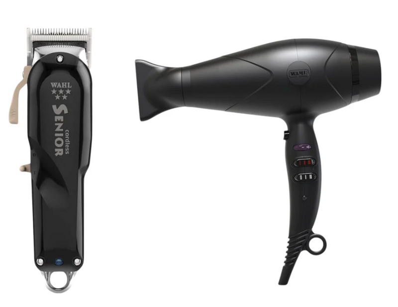 Wahl Cordless Senior Clipper & Dryer Combo