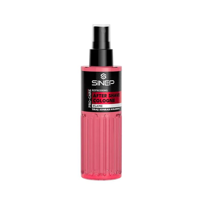 SINEP Aftershave Cologne Flame , Bold Masculine Scent Post-Shave 150 ml | Professional Grooming
