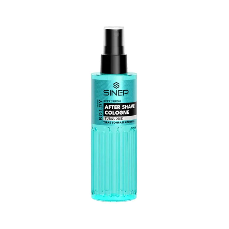 SINEP Aftershave Cologne Turquoise , Bold & Masculine Fragrance 150 ml | Professional Grooming