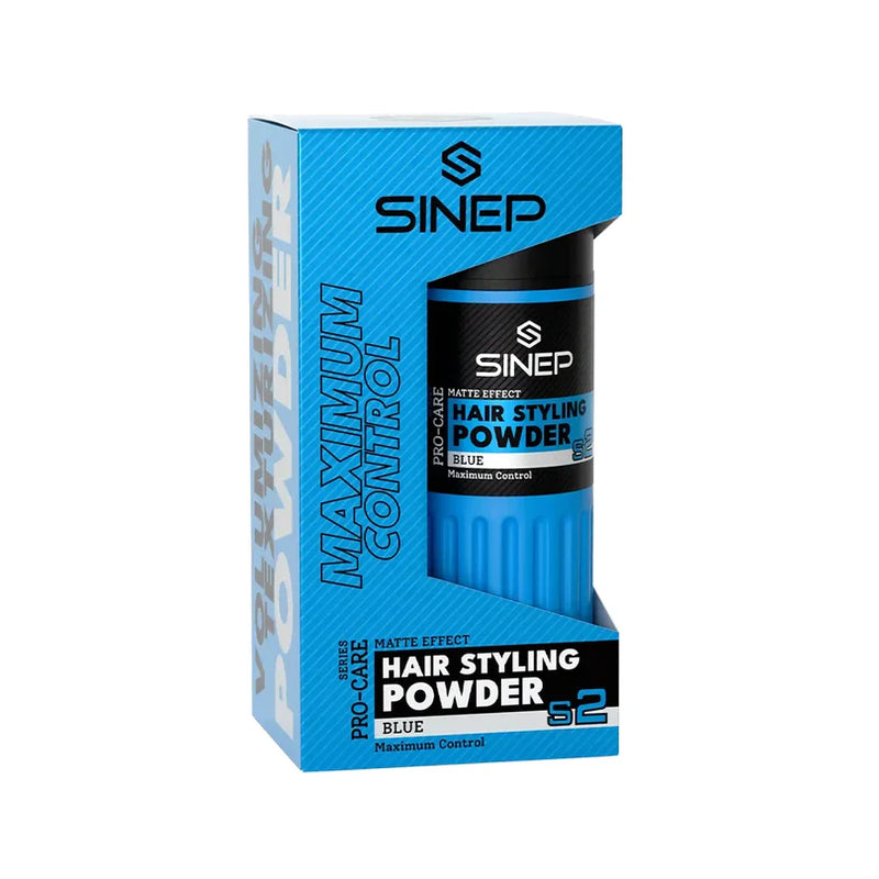 SINEP Powder Wax S2 Blue Extra Hold Volume Powder Wax 20 g | Professional Matte Finish