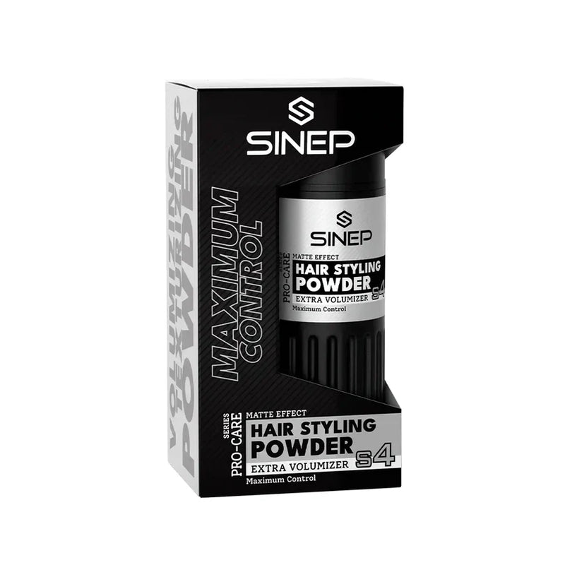 SINEP Powder Wax S4 Silver Extra Volumizer 20 g | Salon-Grade Matte Finish