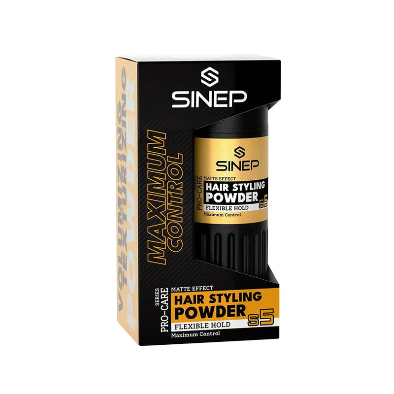 SINEP Powder Wax S5 Gold Flexible Hold Volume Powder Wax 20 g | Professional Matte Finish