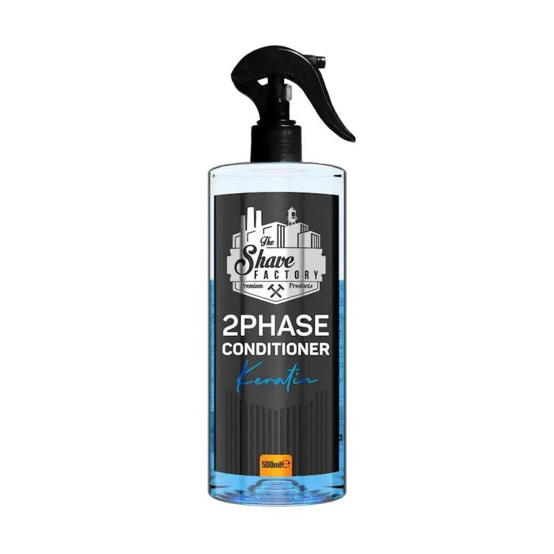 The Shave Factory 2-Phase Keratin, Milk Therapy, Coffee Conditioner 500ml | Ultimate Heat Shield & Shine