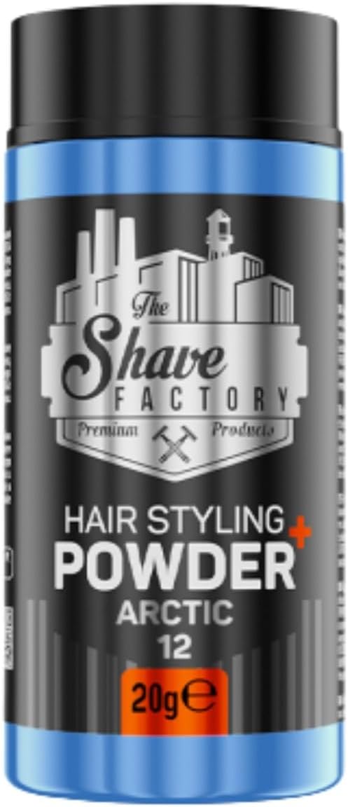 The Shave Factory Hair Styling Powder Arctic | Instant Volume & Matte Hold