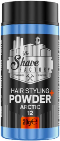 The Shave Factory Hair Styling Powder Arctic | Instant Volume & Matte Hold