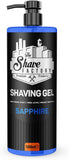 The Shave Factory Shaving Gel Sapphire 1250ml | Ultimate Blade Glide & Anti-Irritation