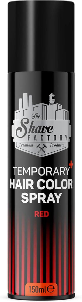The Shave Factory Temporary Hair Color Spray 150ml – Instant Washable Hair Colour Styling Spray