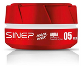 Sinep Ultra Hold Wax 05 Red (150 ml) - Strong Hold & High Shine Aqua Hair Wax | Best Price + Same-Day Dispatch