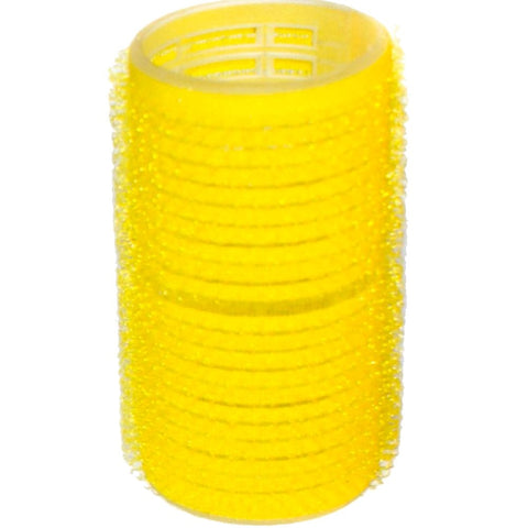 Hair Tools Cling Rollers - Yellow 32mm 12Pk